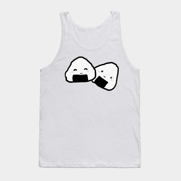 Kawaii onigiri duo Tank Top by yudoodliez